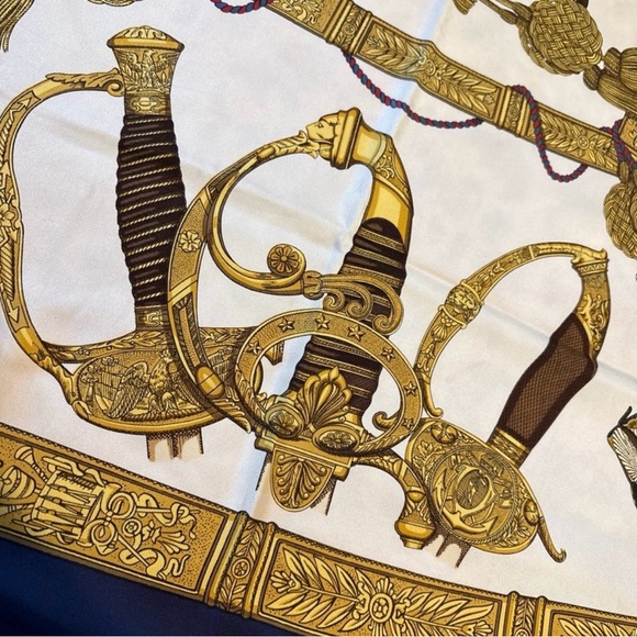 Hermès Grand Uniforme Silk Scarf - Picture 5 of 11